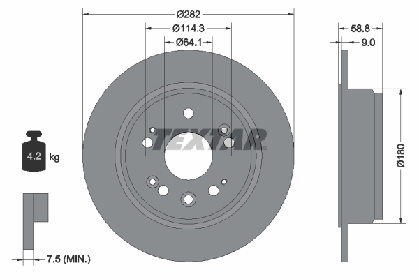 Brake Disc PRO 92165703