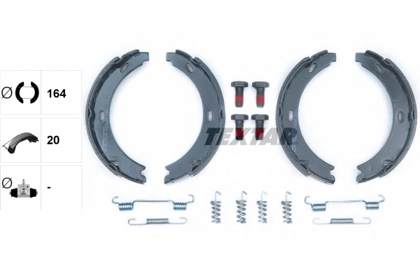 Brake Shoe Set, parking brake 91032800