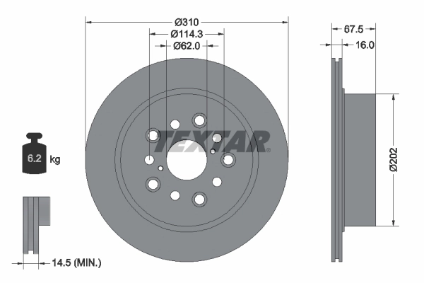 Brake Disc PRO 92185703