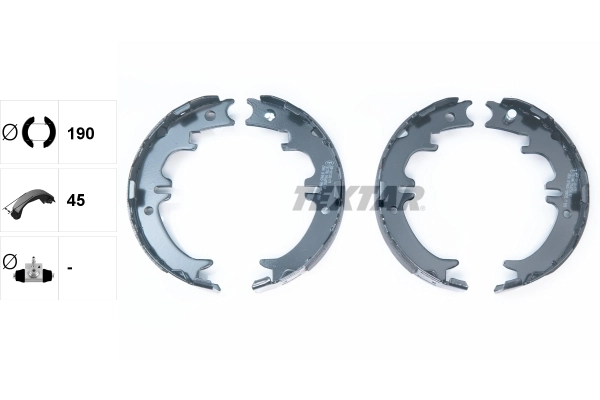 Brake Shoe Set, parking brake 91060500