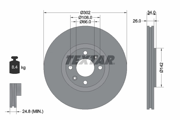 Brake Disc PRO 92133203