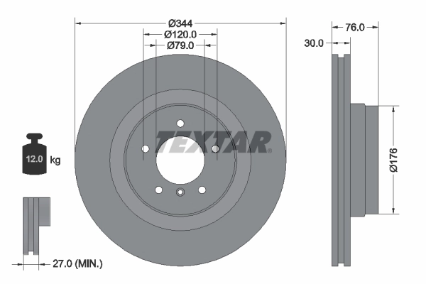 Brake Disc PRO 92185103