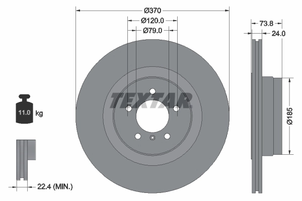 Brake Disc PRO 92155203