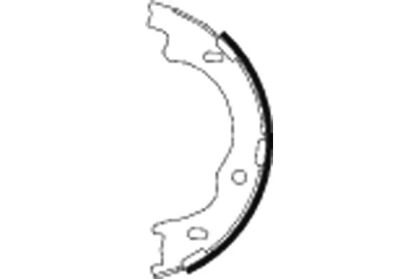 Brake Shoe Set, parking brake 91068100