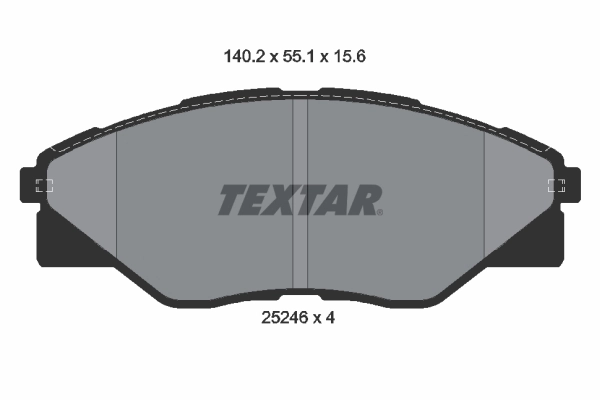 Brake Pad Set, disc brake 2524601