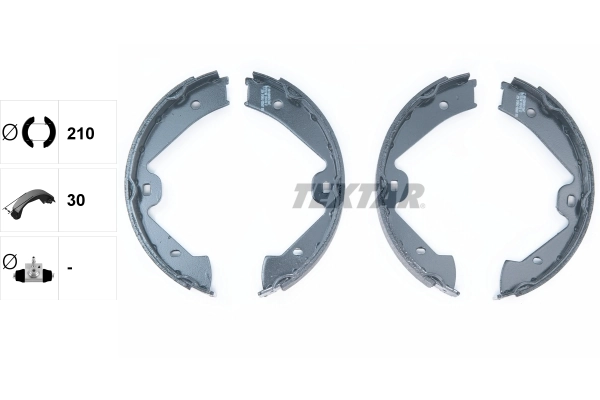 Brake Shoe Set, parking brake 91074700