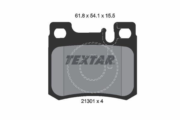 Brake Pad Set, disc brake Q+ 2130103