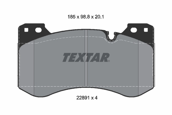 Brake Pad Set, disc brake 2289101