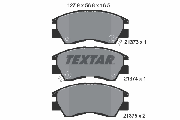 Brake Pad Set, disc brake 2137301