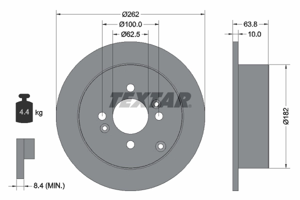 Brake Disc PRO 92161303