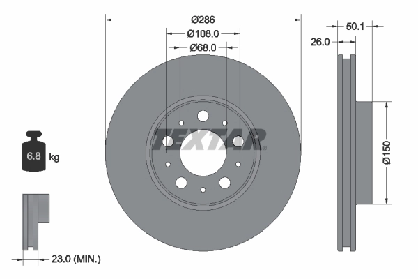 Brake Disc PRO 92100503