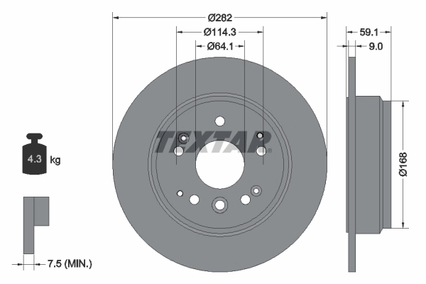 Brake Disc PRO 92261703