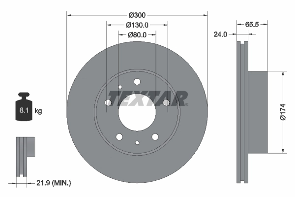 Brake Disc PRO 92116703