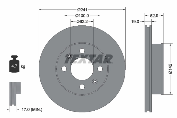 Brake Disc PRO 92128503