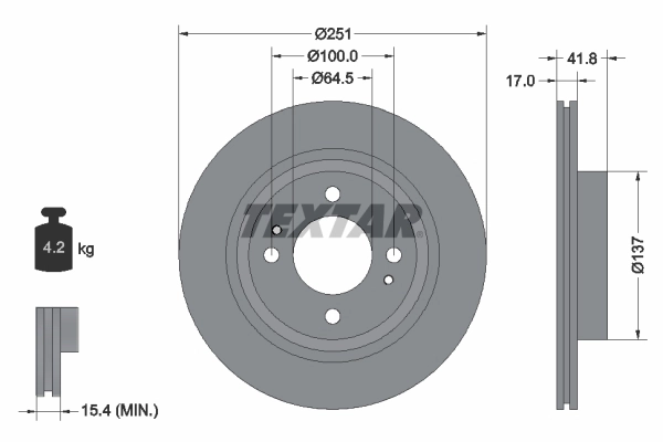 Brake Disc PRO 92278003