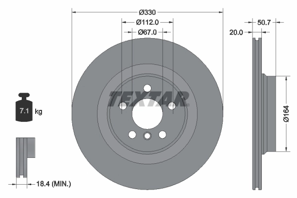 Brake Disc PRO+ 92306805