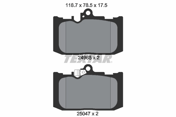 Brake Pad Set, disc brake 2496501