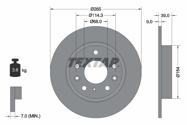 Brake Disc PRO 92324703