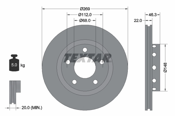 Brake Disc 92098400