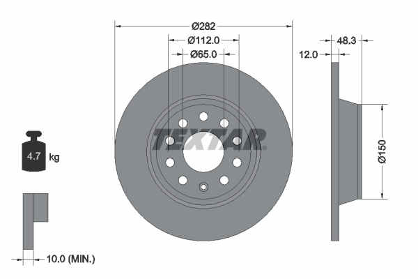 Brake Disc PRO 92140803
