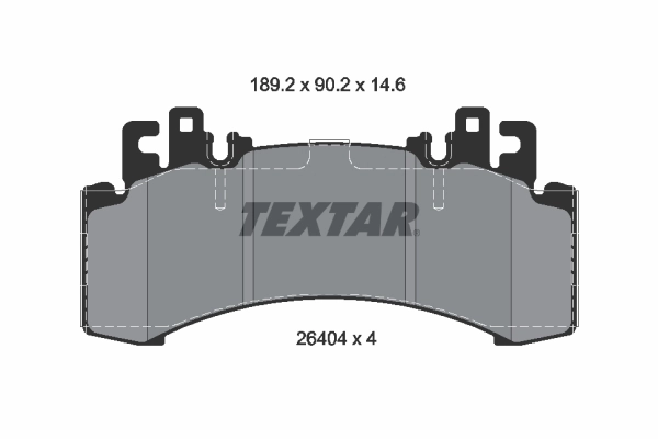 Brake Pad Set, disc brake Q+ 2640401