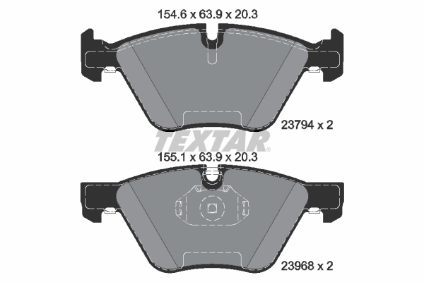 Brake Pad Set, disc brake Q+ 2379401