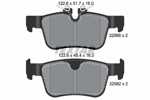 Brake Pad Set, disc brake Q+ 2256801