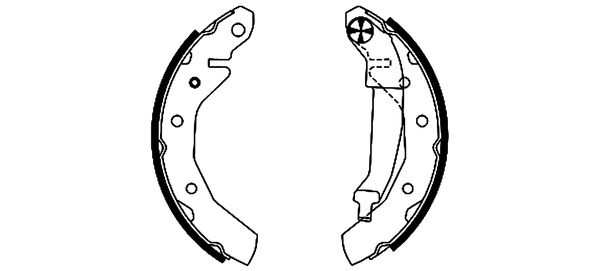 Brake Shoe Set 91054000