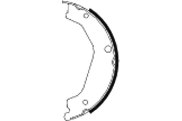Brake Shoe Set, parking brake 91068400