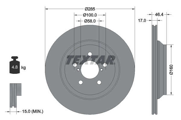 Brake Disc PRO 92309303
