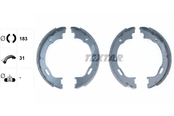 Brake Shoe Set, parking brake 91057800
