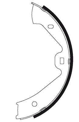 Brake Shoe Set, parking brake 91074700