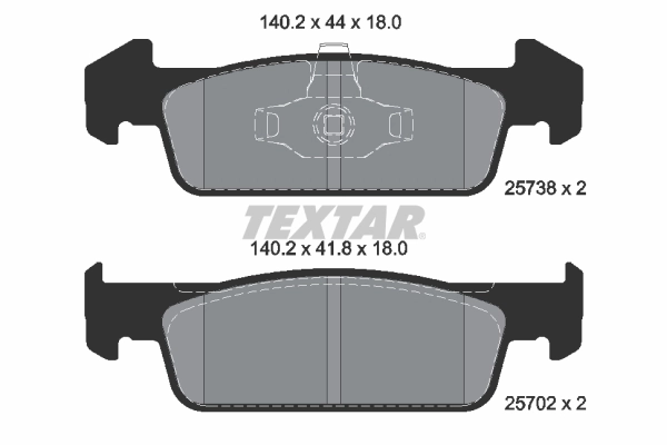 Brake Pad Set, disc brake Q+ 2573801