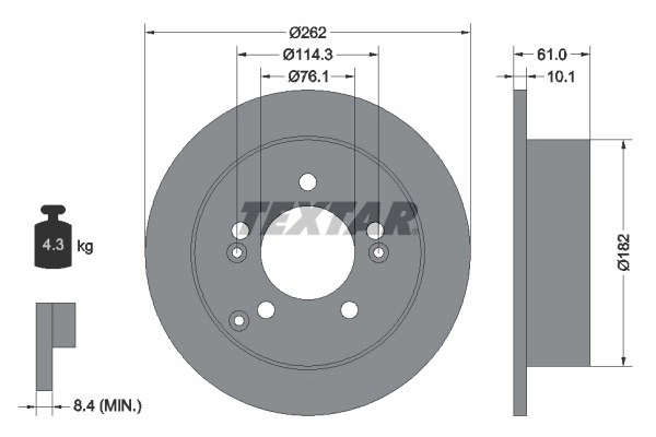 Brake Disc PRO 92156803
