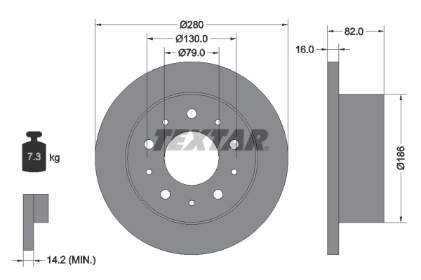 Brake Disc PRO 92116203