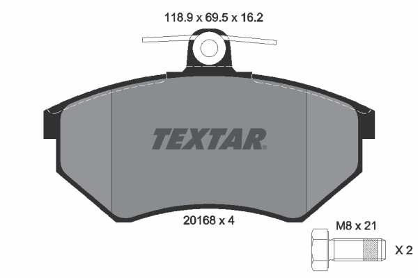 Brake Pad Set, disc brake Q+ 2016801