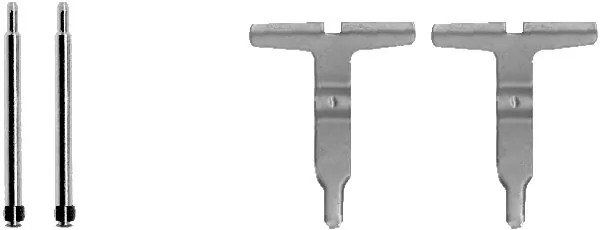 Accessory Kit, disc brake pad 82058800