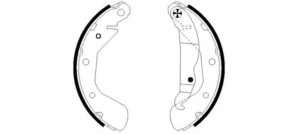 Brake Shoe Set 91058200
