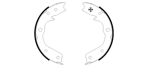 Brake Shoe Set, parking brake 91059200