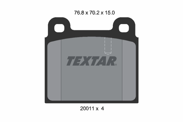 Brake Pad Set, disc brake 2001102
