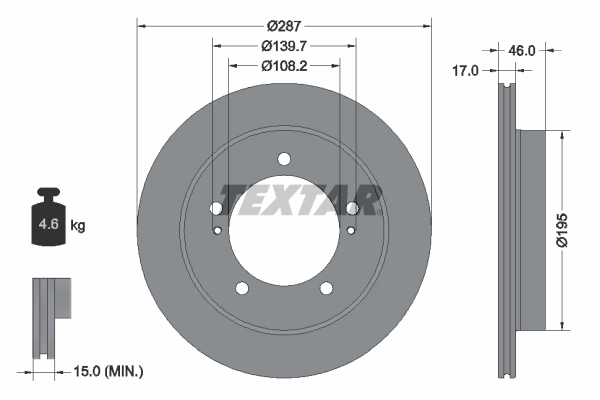 Brake Disc PRO 92314103