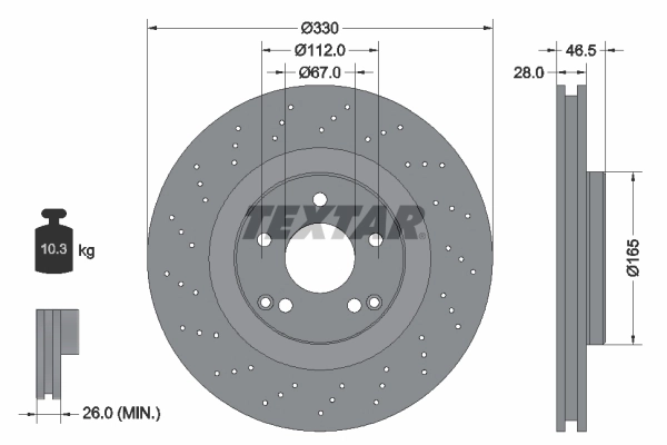 Brake Disc PRO+ 92119805