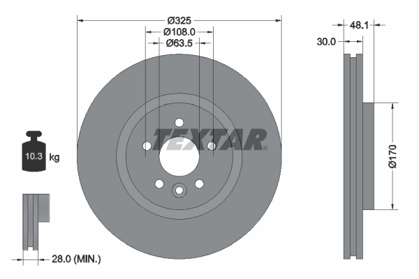 Brake Disc PRO+ 92300505