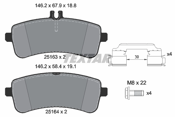 Brake Pad Set, disc brake Q+ 2516302