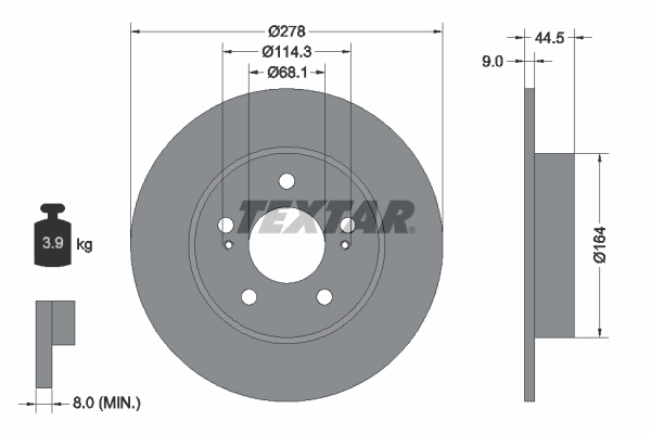 Brake Disc PRO 92113103