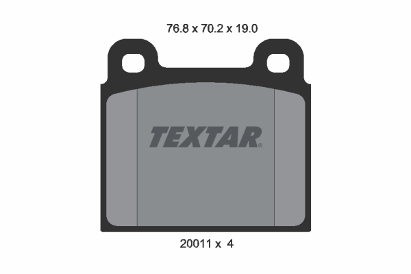 Brake Pad Set, disc brake 2001104
