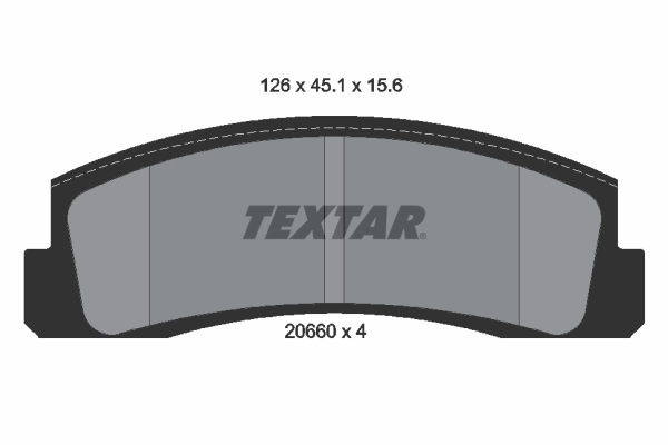 Brake Pad Set, disc brake 2066001
