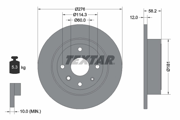 Brake Disc PRO 92225103