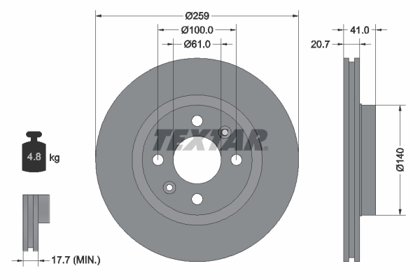 Brake Disc PRO 92292103