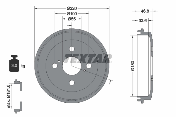 Brake Drum 94036400
